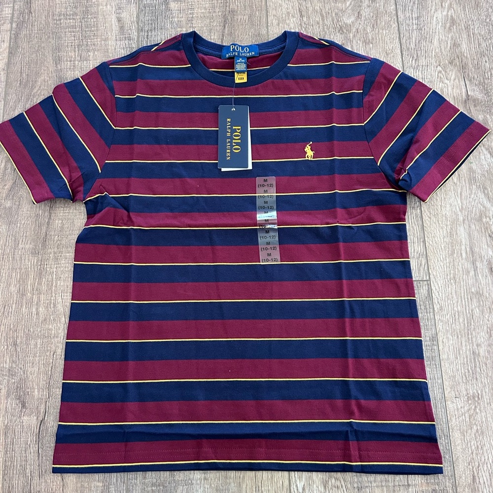 Polo by Ralph Lauren Kids Striped Cotton Jersey Tee